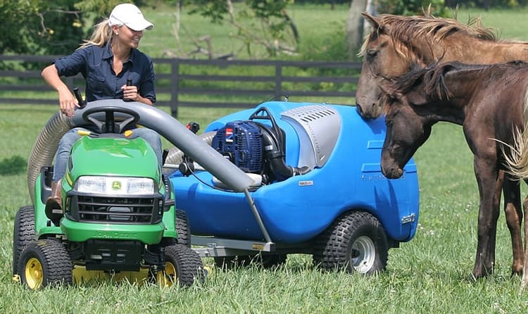 Greystone Vacuums Keep Pastures, Stalls Pristine