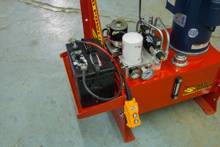 Schweiss Red Power Pump Unit Offers Back-Up Control System Power